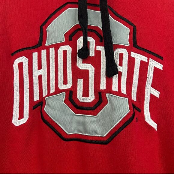 Ohio State University Buckeyes Varsity Authentic Apparel Hoodie Embroidered Sz M - Picture 4 of 14